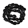 Natural Black Tourmaline Beads Strands G-Q060-E15-3