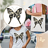 Paillette and Grenadine Butterfly Cabochons FIND-WH0139-353-6