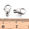 304 Stainless Steel Lobster Claw Clasps STAS-T065-10mm-34P-3