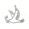 304 Stainless Steel Pendants STAS-G355-12P-1