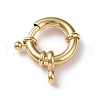 Eco-friendly Brass Spring Ring Clasps KK-D082-02G-C-2