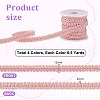   26 Yards 4 Colors Polyester Centipede Braid Lace Trimming OCOR-PH0003-95-2
