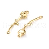 Rack Plating Alloy Pendants FIND-M038-05G-2