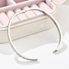 304 Stainless Steel Rhinestone Bangles for Women BJEW-Z092-13P-3