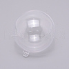Openable Transparent Plastic Ball Pendant Decoration DIY-WH0181-56B-1