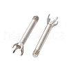 304 Stainless Steel Stud Earring Findings STAS-B091-02B-01P-2