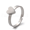 304 Stainless Steel Adjustable Rings for Women RJEW-F169-01P-01-4