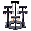 Opaque Acrylic T-Bar Riser Earring Display Stands EDIS-WH0021-03A-1