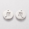 304 Stainless Steel Charms STAS-Q201-T095-8-2