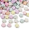 UV Plating Opaque Acrylic Beads MACR-L007-06A-1
