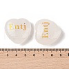 Natural Quartz Crystal Heart Engraving MBTI Figurines Statues for Home Office Desk Decorations X1-G-K353-05I-3
