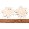 Undyed Wooden Big Pendant X-WOOD-TA0002-19-7