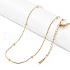 Brass Chain Necklaces NJEW-P309-11G-2