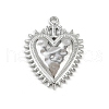 304 Stainless Steel Pendants STAS-P390-02E-P-1