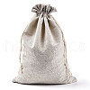Cotton Cloth Packing Pouches Drawstring Bags ABAG-R011-25X35-01-3