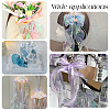   8 Rolls 8 Colors Rainbow Iridescent Laser Polyester Ribbon OCOR-PH0004-27-6