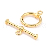 Rack Plating Brass Toggle Clasps KK-B036-17G-3