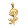 201 Stainless Steel Pendants STAS-Q344-04A-G-1