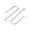 316 Surgical Stainless Steel Earring Hooks STAS-Z124-02D-P-2