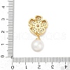 Brass Micro Pave Cubic Zirconia Pendants KK-H203-01G-3