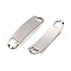 Non-Tarnish 201 Stainless Steel Connector Charms STAS-K265-02C-P-2