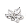 Brass Micro Pave Cubic Zirconia Pendants KK-K371-37P-2