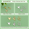 DICOSMETIC 36Pcs 6 Style 304 Stainless Steel Charms STAS-DC0008-87-4