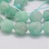 Natural Amazonite Bead Strands G-G970-10-10mm-3