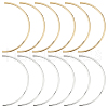 Beebeecraft 20Pcs 2 Colors Brass Tube Beads KK-BBC0010-71-1