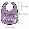 Washable Polyester Canvas Adult Bibs for Eating AJEW-WH0328-010-2
