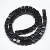 Natural Black Stone Beads Strands G-S357-G23-2