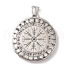 304 Stainless Steel Pendants STAS-M299-30AS-2