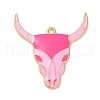 West Cowboy Theme Golden Plated Alloy Enamel Pendants FIND-B036-02E-1