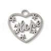 304 Stainless Steel Pendants STAS-E501-08P-1