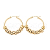 Ion Plating(IP) 304 Stainless Steel Hoop Earrings for Women EJEW-P279-17C-G-1