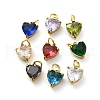 304 Stainless Steel Rhinestone Pendants STAS-E550-44G-1