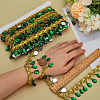 Polyester Lace Ribbon with Plastic Charms Tassel DIY-WH0656-11A-3