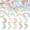 SUNNYCLUE 100Pcs Gradient Color Glass Pendants GLAA-SC0001-74-1