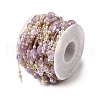 Handmade Natural Amethyst Nuggest Beaded Chains CHC-F020-03G-05-3