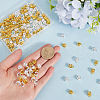 SOFPLATE 160Pcs 2 Colors Tibetan Style Alloy Tube Bails FIND-SP0001-77-3