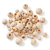 Kissitty Unfinished Natural Wood Beads WOOD-KS0001-10-2