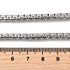 4MM 304 Stainless Steel Box Chain Necklaces for Men STAS-V011-01A-P-5