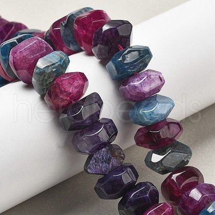 Natural Agate Beads Strands G-K392-A20-1