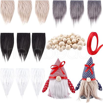  Artificial Wool Moustaches DIY-NB0006-41-1