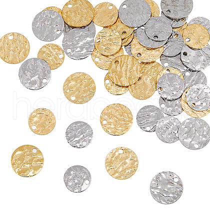 HOBBIESAY 48Pcs 4 Style 304 Stainless Steel Charms STAS-HY0001-09-1