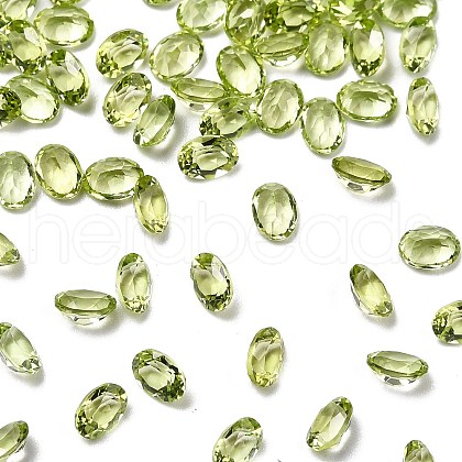 Faceted Natural Peridot Cabochons G-I295-05C-16B-06-1