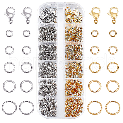 304 Stainless Steel Open Jump Rings STAS-PH0018-16-1