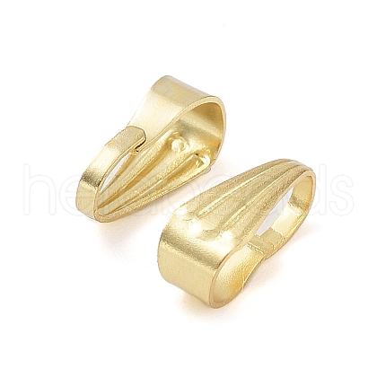 304 Stainless Steel Snap on Bails STAS-O083-01G-1