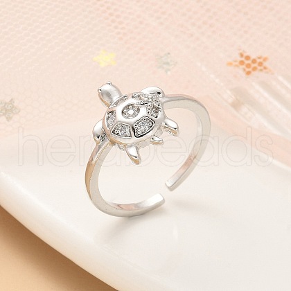 304 Stainless Steel Open Cuff Finger Rings for Women RJEW-B109-07P-01-1