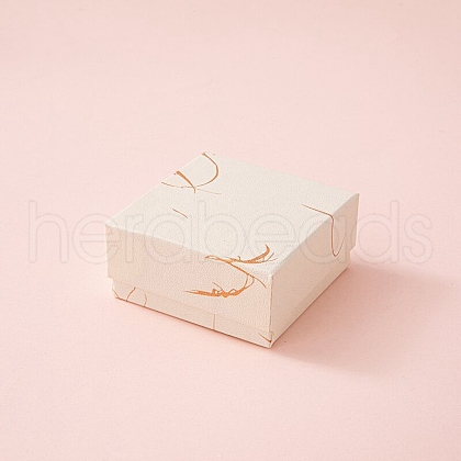 Square Cardboard Jewelry Gift Boxes with Sponge Inside PW-WG333EE-04-1